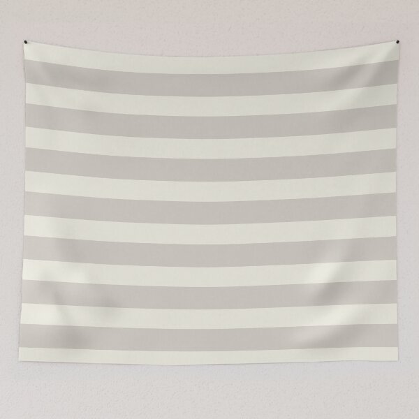 Item preview, Soft Cream and Beige Horizontal Stripe Pattern designed and sold by iCraftCafe.