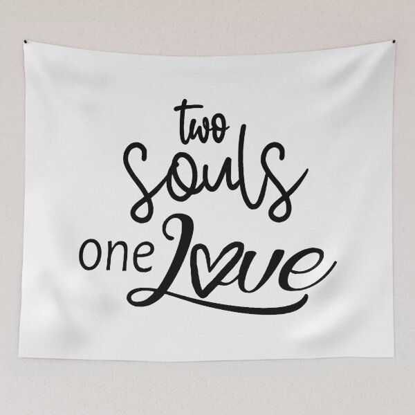 Item preview, Two Souls One Love; designed and sold by StickerApe.