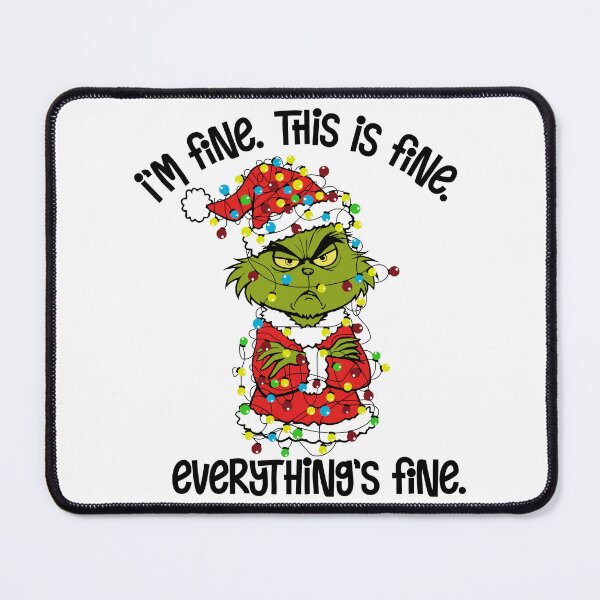 Item preview, Grumpy Grinch Wrapped In Christmas Lights Funny designed and sold by ChaaiTee.