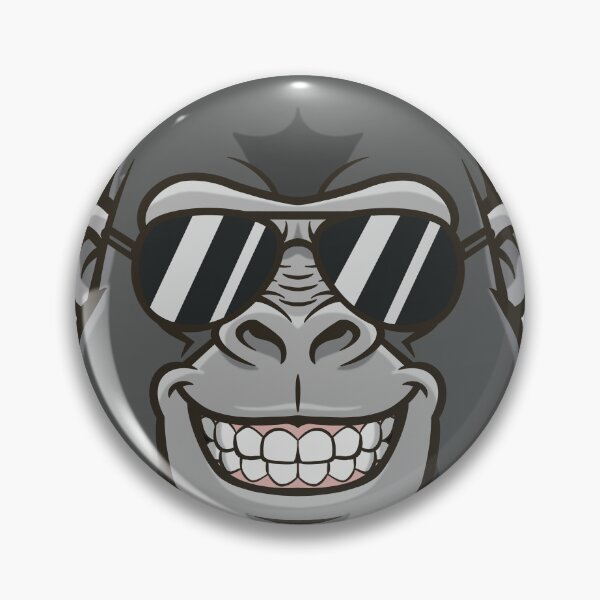 Item preview, Cool Gorilla with Sunglasses black designed and sold by holywarter.