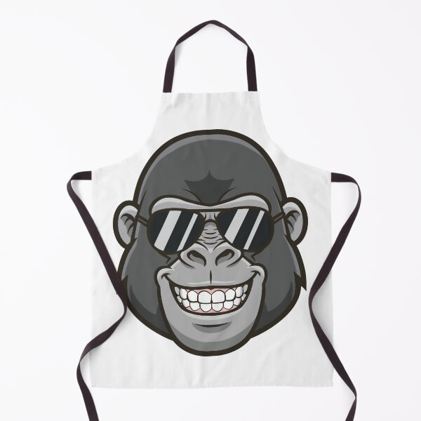 Item preview, Cool Gorilla with Sunglasses black designed and sold by holywarter.