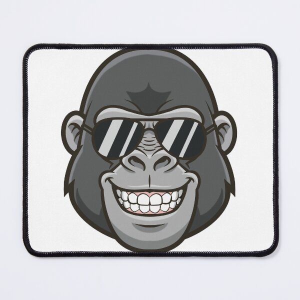 Item preview, Cool Gorilla with Sunglasses black designed and sold by holywarter.