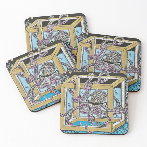 Item preview, Octo Escher designed and sold by mycelialmusings.