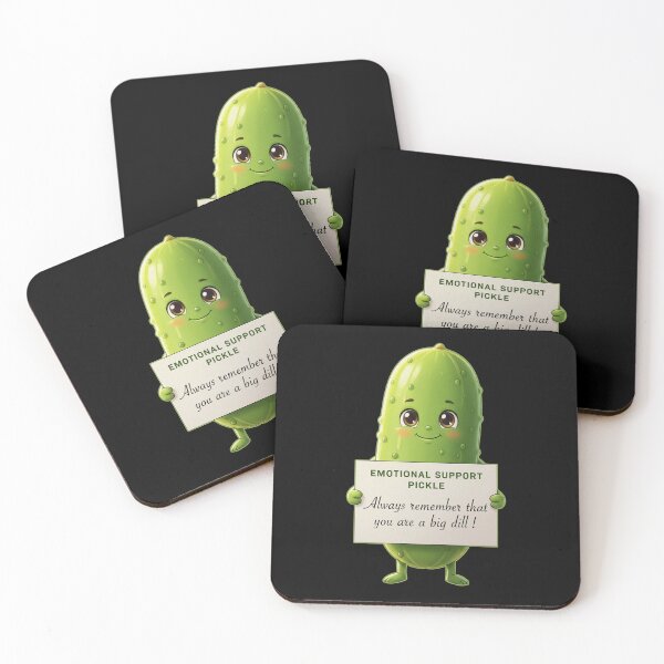 Item preview, Emotional Support Cute Pickle - You are a BIG DILL - Cute Funny Gift ideas designed and sold by InkyGenies.