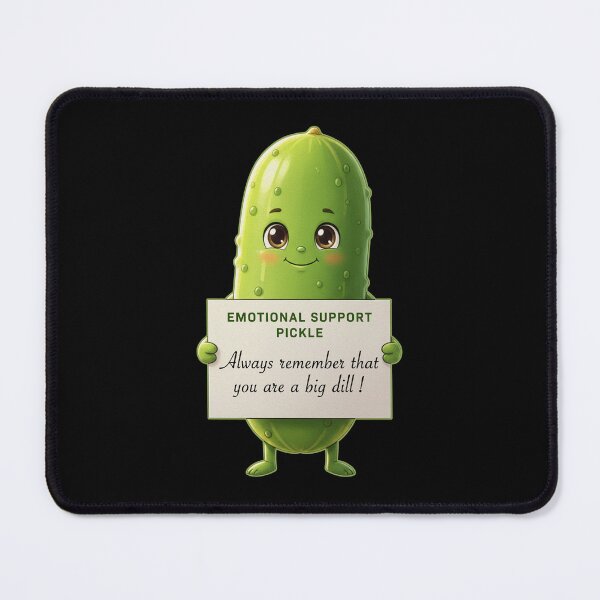 Item preview, Emotional Support Cute Pickle - You are a BIG DILL - Cute Funny Gift ideas designed and sold by InkyGenies.