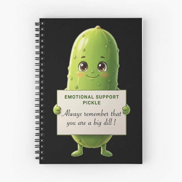 Item preview, Emotional Support Cute Pickle - You are a BIG DILL - Cute Funny Gift ideas designed and sold by InkyGenies.
