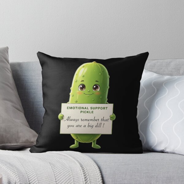 Item preview, Emotional Support Cute Pickle - You are a BIG DILL - Cute Funny Gift ideas designed and sold by InkyGenies.