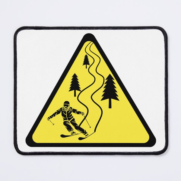 Item preview, Ski Warning Sign, Avoid Trees designed and sold by lose-your-smile.