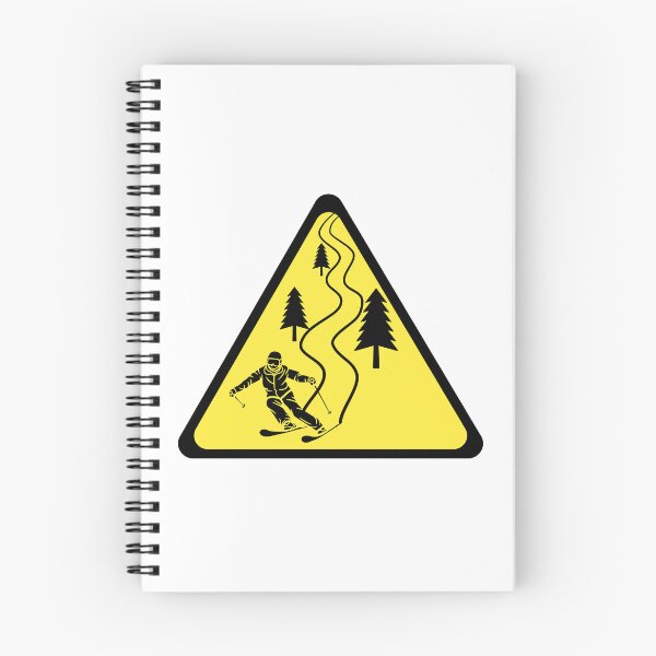 Item preview, Ski Warning Sign, Avoid Trees designed and sold by lose-your-smile.