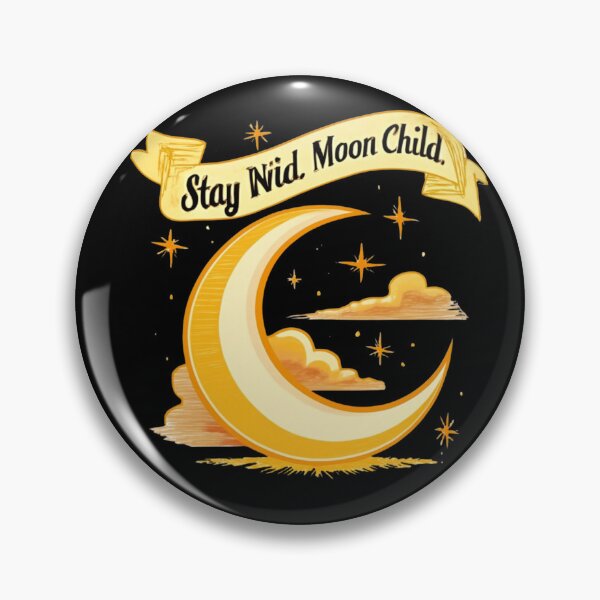 Item preview, Stay Wild Moon Child - Celestial Crescent & Stars Aesthetic designed and sold by LegendsOfLife37.
