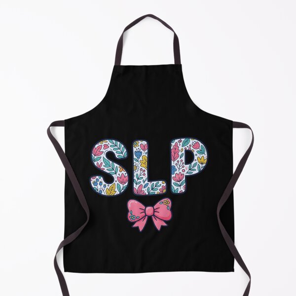 Item preview, SLP Floral Letters, Cute Speech Language Pathologist Gift, Colorful Flowers Therapist Appreciation Graphic Tee for Women designed and sold by saloui.