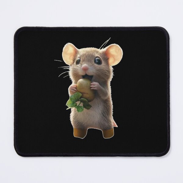 Item preview, Cute Mouse eaten potato Graphic Tee designed and sold by zuzzelek44.