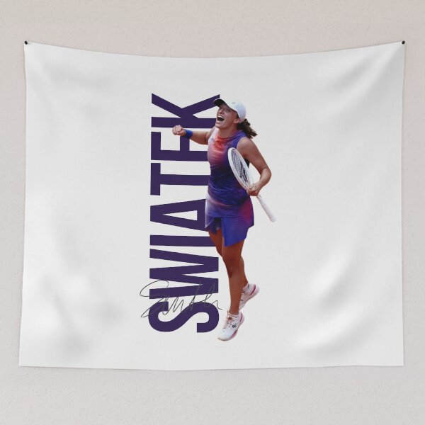 Item preview, Iga Swiatek WTA, Vintage Retro designed and sold by screenprints.