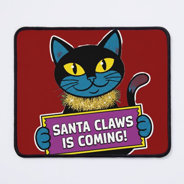 Item preview, Santa Claws Cat – Funny Christmas Pun Cat Illustration designed and sold by UniqueArtsOnly.