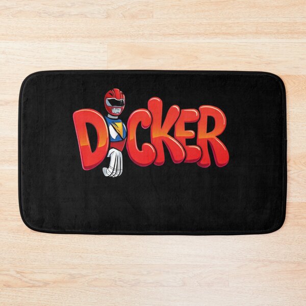 Item preview, Red Ranger Docker Bubble Letter Superhero Graffiti Art designed and sold by LegendsOfLife37.