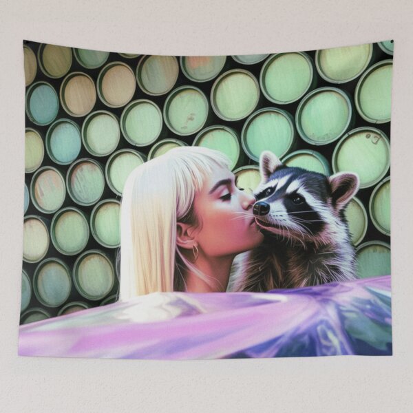 Item preview, Raccoon Nuzzle designed and sold by Kwandry.