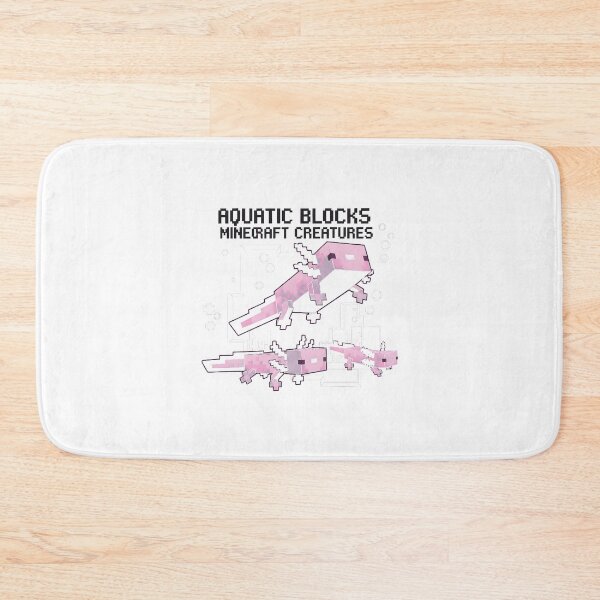 Item preview, Aquatic Blocks Minecraft Creatures Axolotl designed and sold by AbcDigs Studio.
