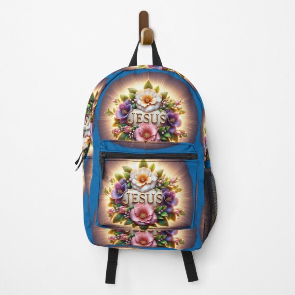 Item preview, Jesus, Rose of Sharon – Glorious 3D Christian Floral Label Design, designed and sold by PaintMeWorld.