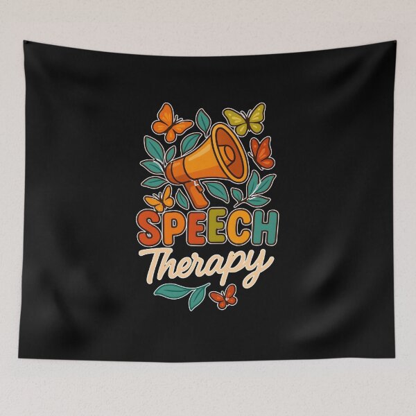 Item preview, Speech Therapy, Cute SLP Megaphone Butterfly Design Gift, Colorful Speech Language Pathologist designed and sold by saloui.