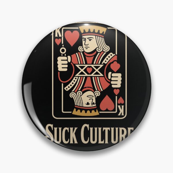 Item preview, Suck Culture King of Hearts Playing Card Pop Art Design designed and sold by LegendsOfLife37.