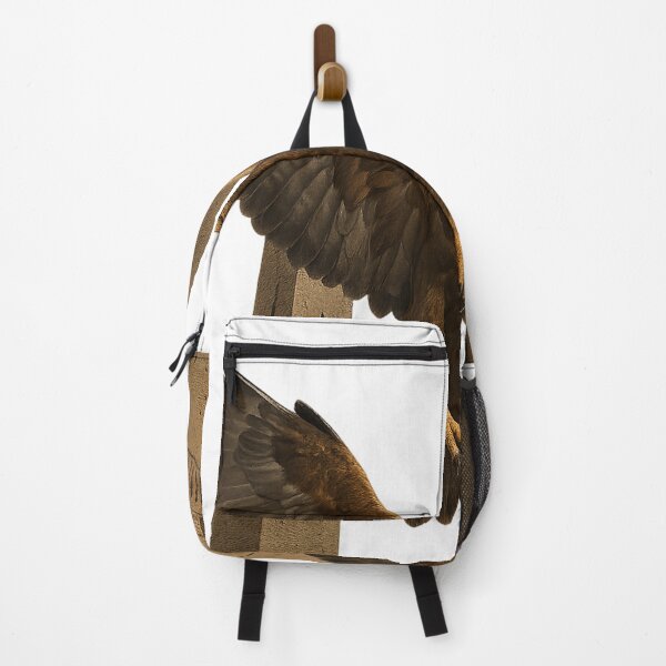 Item preview, Golden Eagle Rising Between Bologna’s Two Towers – Realistic Wildlife Art designed and sold by LOSCOLIS.