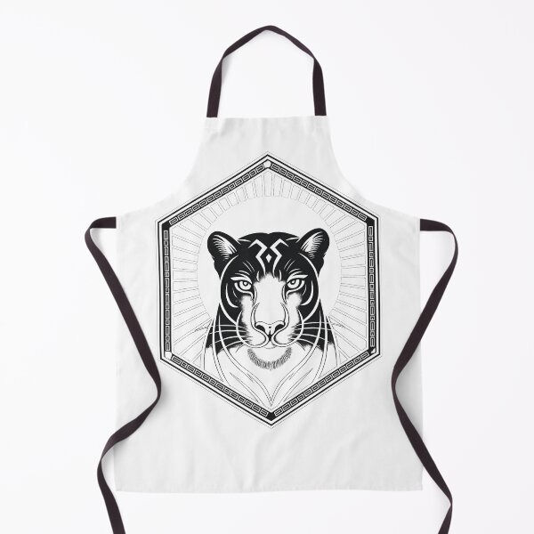 Item preview, Black Panther Geometric Hexagon Tribal Tattoo Art designed and sold by LegendsOfLife37.