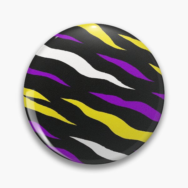 Item preview, Non-Binary Pride ✨ – PRIDE CAMO – TIGER STRIPE designed and sold by WheelieGdArt.