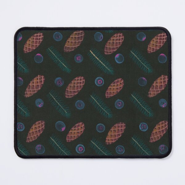 Item preview, Sitka Spruce and Huckleberries - dark designed and sold by UnderstoryArtStudio.
