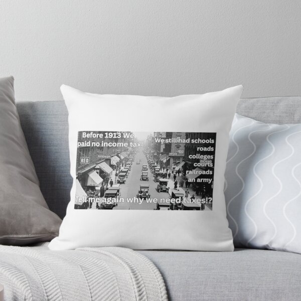 Item preview, Historical comment on income tax and government services 1913 designed and sold by BlackBeakGifts.