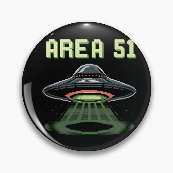 Item preview, Area 51 Pixel Art UFO Spaceship Retro Gaming Design designed and sold by LegendsOfLife37.