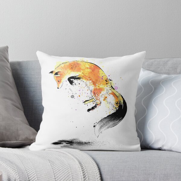 Item preview, Red Fox jumping into Snow designed and sold by zoezowie79.