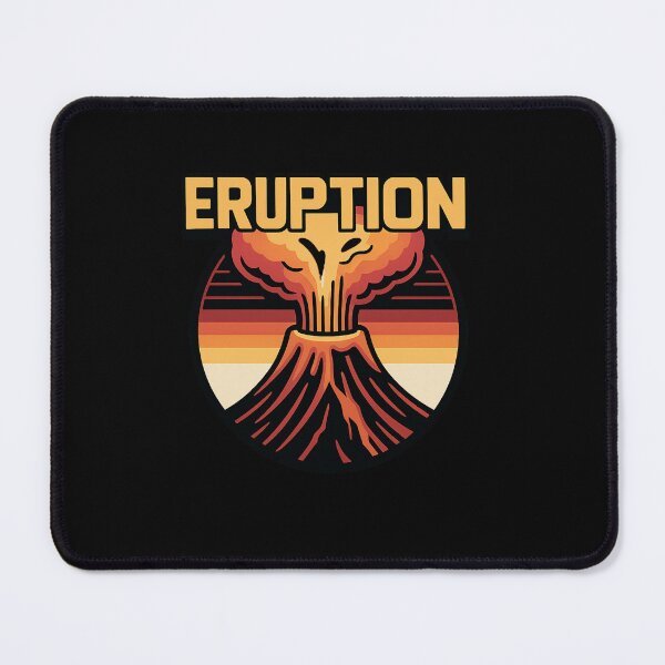 Item preview, Eruption Volcano Retro Sunset Circle Graphic Design designed and sold by LegendsOfLife37.