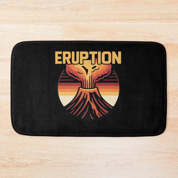 Item preview, Eruption Volcano Retro Sunset Circle Graphic Design designed and sold by LegendsOfLife37.