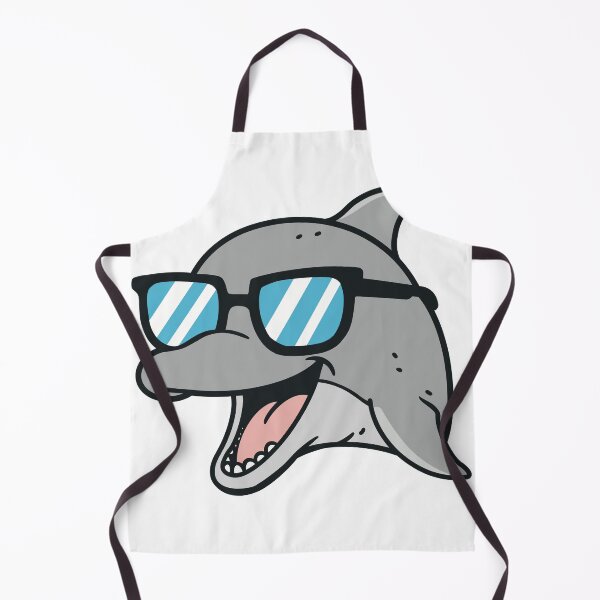 Item preview, Cool dolphin with Sunglasses – Funny dolphin Head Cartoon designed and sold by holywarter.