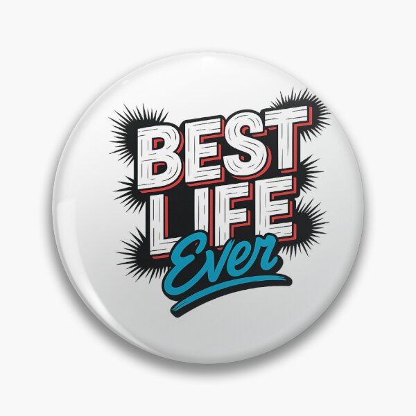 Item preview, Best Life Ever Bold Lettering Inspirational Typography Design designed and sold by LegendsOfLife37.