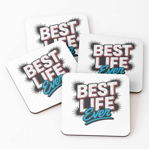 Item preview, Best Life Ever Bold Lettering Inspirational Typography Design designed and sold by LegendsOfLife37.