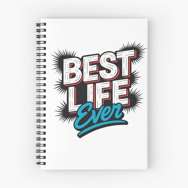 Item preview, Best Life Ever Bold Lettering Inspirational Typography Design designed and sold by LegendsOfLife37.