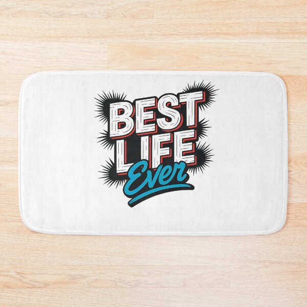 Item preview, Best Life Ever Bold Lettering Inspirational Typography Design designed and sold by LegendsOfLife37.