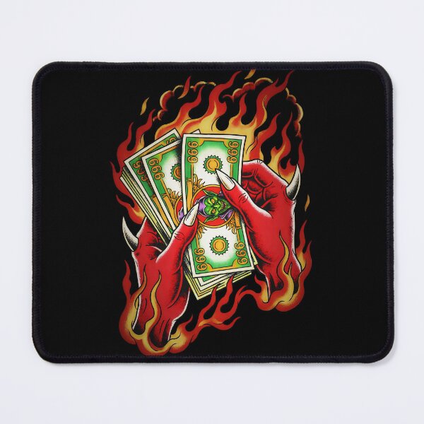 Item preview, Devil's Paycheck - 666 Money Art designed and sold by CoffinsArt.