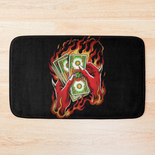 Item preview, Devil's Paycheck - 666 Money Art designed and sold by CoffinsArt.