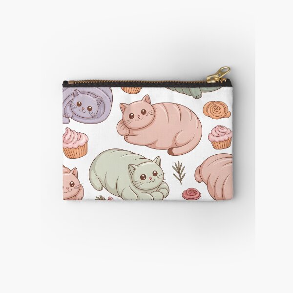 Item preview, CAT LOAF Pastel Kawaii Cat Loaf Pattern designed and sold by Uglyandcute.