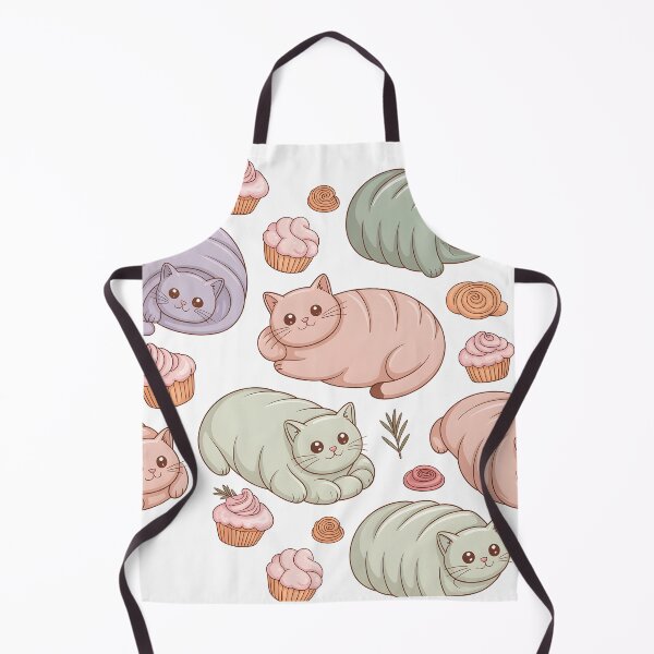 Item preview, CAT LOAF Pastel Kawaii Cat Loaf Pattern designed and sold by Uglyandcute.
