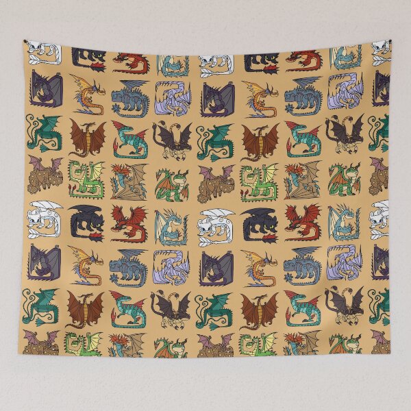 Item preview, HTTYD Dragon Pattern Stylized  designed and sold by MysticLaceArt.