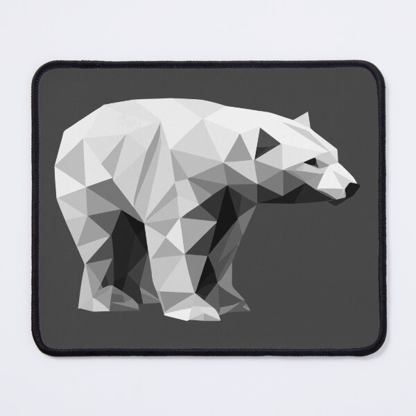 Item preview, Low Poly Polar Bear designed and sold by WAMTEES.