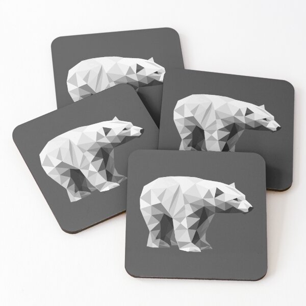 Item preview, Low Poly Polar Bear designed and sold by WAMTEES.