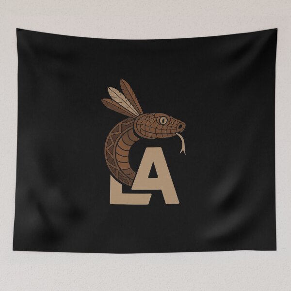 Item preview, LA Quetzalcoatl Feathered Serpent Aztec Tribal Design designed and sold by LegendsOfLife37.