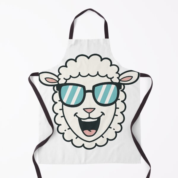 Item preview, Cool sheep with Sunglasses – Funny sheep Head Cartoon designed and sold by holywarter.
