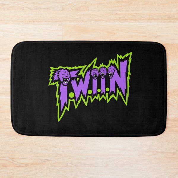 Item preview, Twin Lion Head Neon Purple and Green Lightning Logo designed and sold by LegendsOfLife37.
