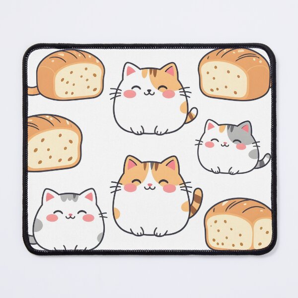 Item preview, CAT LOAF Pastel Kawaii Cat Loaf Pattern designed and sold by Uglyandcute.