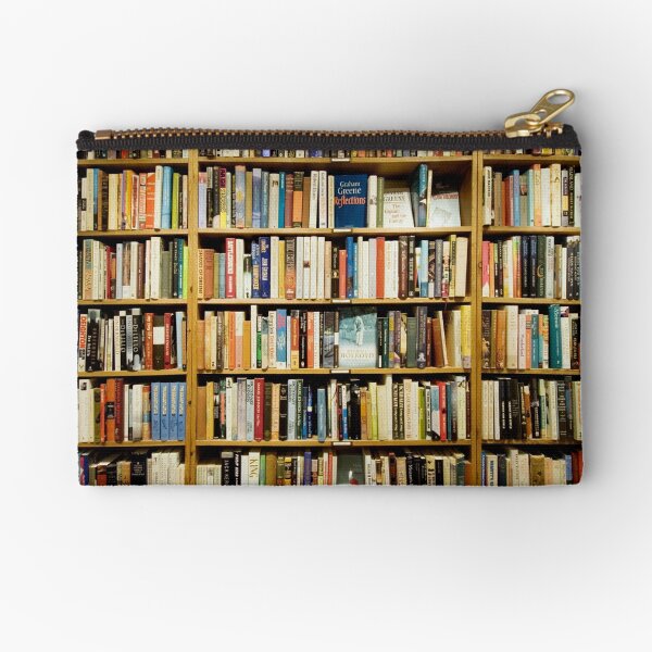 Libraries, where the magic is Zipper Pouch